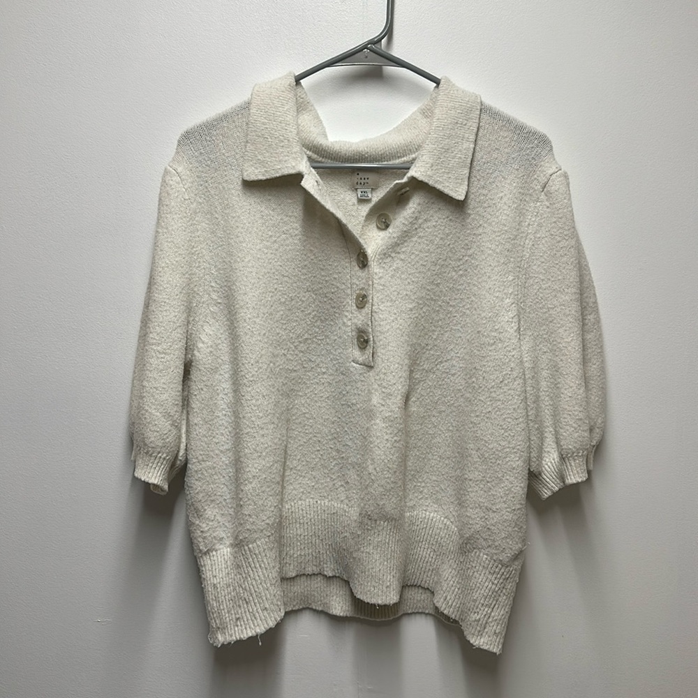 A new day collared sweater top